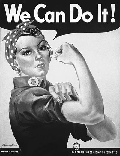 We Can Do It BW 400x518